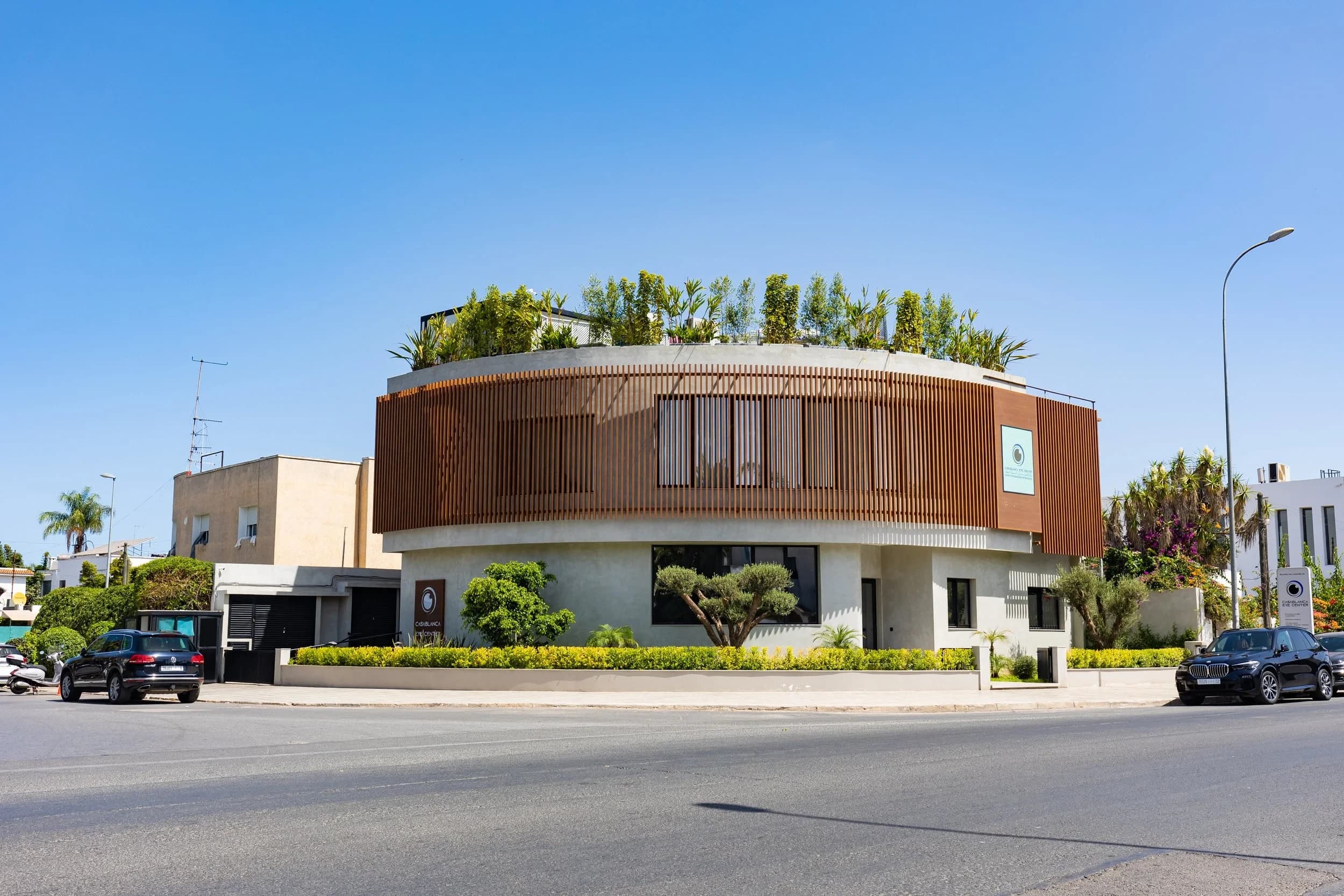 Façade du Casablanca Eye Center à Hay Salam